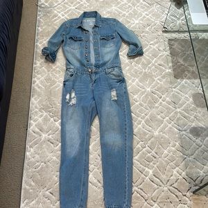 Denim jumpsuit